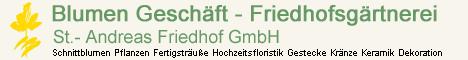 Blumengesch�ft und Friedhofsg�rtnerei St.- Andreas Friedhof GmbH 09127 Chemnitz